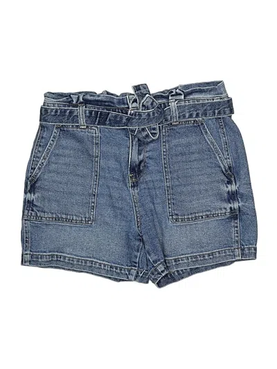 Pre-owned A.n.a. A New Approach Denim Shorts In Blue