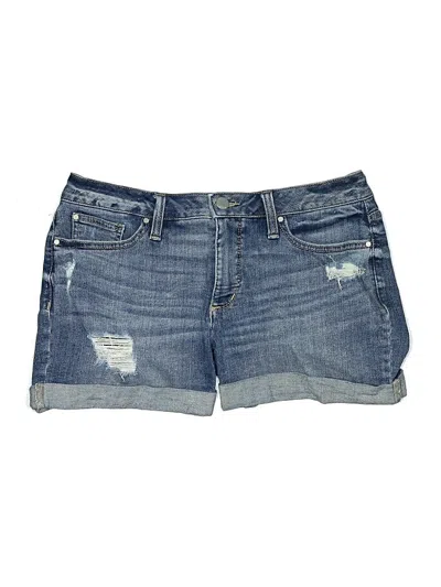 Pre-owned A.n.a. A New Approach Denim Shorts In Blue