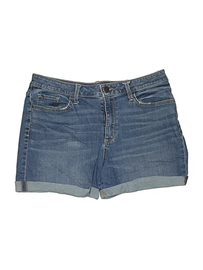 Pre-owned A.n.a. A New Approach Denim Shorts In Blue