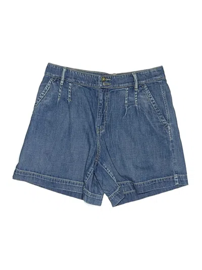 Pre-owned A.n.a. A New Approach Denim Shorts In Blue
