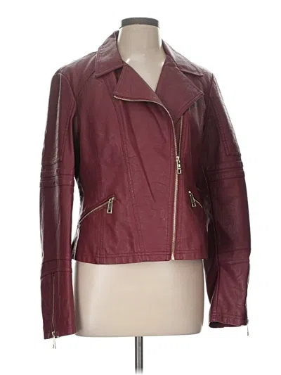 Pre-owned A.n.a. A New Approach Jacket In Burgundy