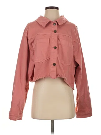 Pre-owned A.n.a. A New Approach Jacket In Pink