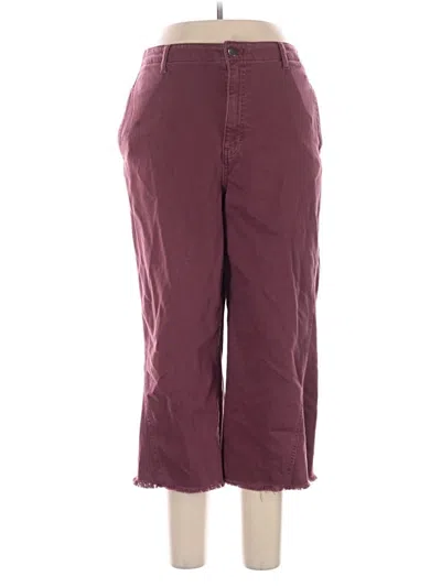 Pre-owned A.n.a. A New Approach Jeans In Burgundy