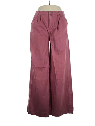 Pre-owned A.n.a. A New Approach Jeans In Burgundy