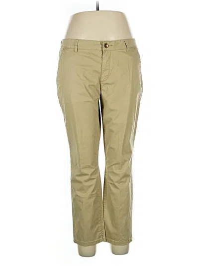 Pre-owned A.n.a. A New Approach Khaki Pant In Brown