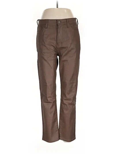 Pre-owned A.n.a. A New Approach Khaki Pant In Brown