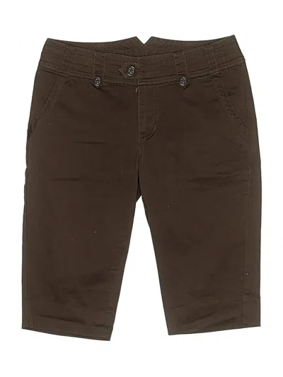 Pre-owned A.n.a. A New Approach Khaki Shorts In Brown