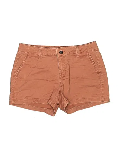 Pre-owned A.n.a. A New Approach Khaki Shorts In Brown