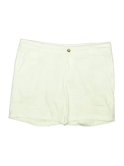 Pre-owned A.n.a. A New Approach Khaki Shorts In Green