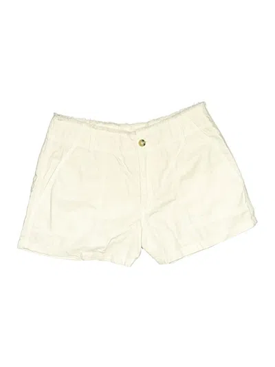 Pre-owned A.n.a. A New Approach Khaki Shorts In Ivory