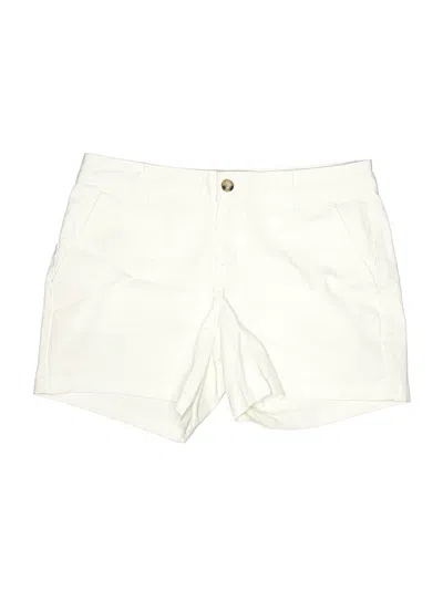 Pre-owned A.n.a. A New Approach Khaki Shorts In Ivory