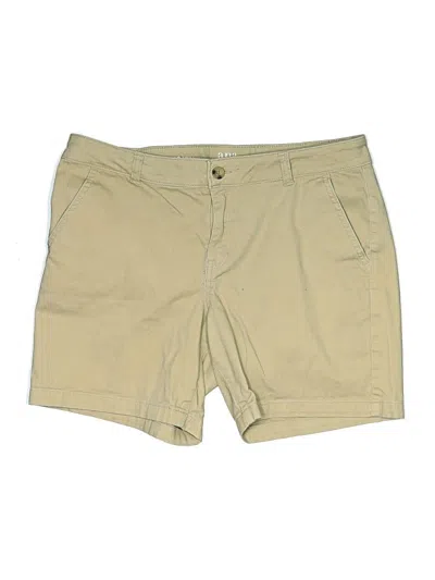 Pre-owned A.n.a. A New Approach Khaki Shorts In Tan