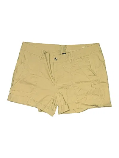Pre-owned A.n.a. A New Approach Khaki Shorts In Yellow