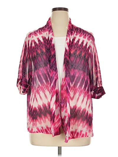 Pre-owned A.n.a. A New Approach Kimono In Pink