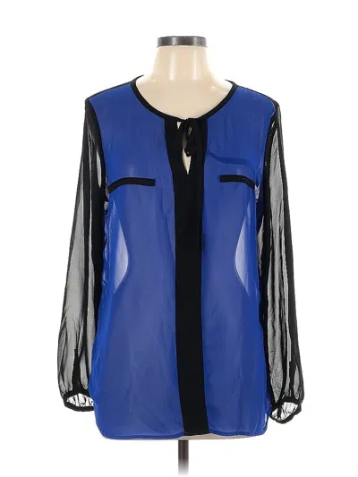 Pre-owned A.n.a. A New Approach Long Sleeve Blouse