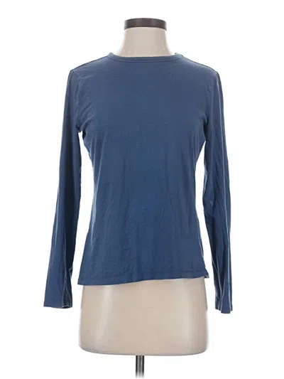 Pre-owned A.n.a. A New Approach Long Sleeve T-shirt In Blue