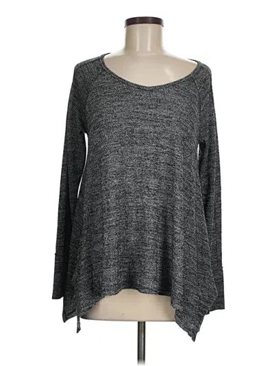 Pre-owned A.n.a. A New Approach Long Sleeve T-shirt In Gray