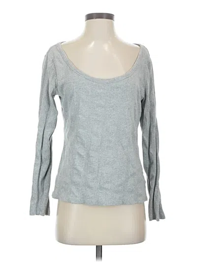 Pre-owned A.n.a. A New Approach Long Sleeve T-shirt In Gray