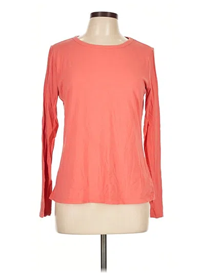 Pre-owned A.n.a. A New Approach Long Sleeve T-shirt In Orange