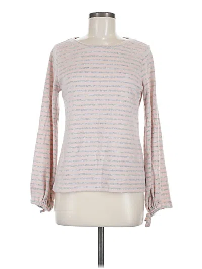 Pre-owned A.n.a. A New Approach Long Sleeve T-shirt In Silver