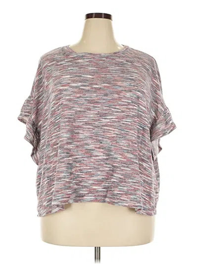 Pre-owned A.n.a. A New Approach Poncho In Gray