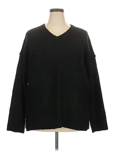 Pre-owned A.n.a. A New Approach Pullover Sweater In Black