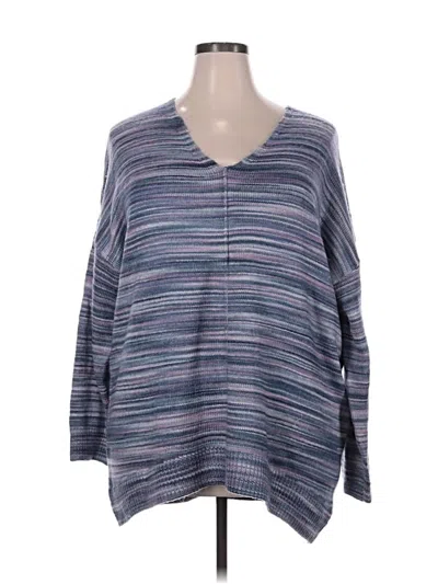 Pre-owned A.n.a. A New Approach Pullover Sweater In Blue