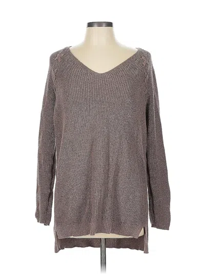 Pre-owned A.n.a. A New Approach Pullover Sweater In Brown