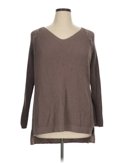 Pre-owned A.n.a. A New Approach Pullover Sweater In Brown