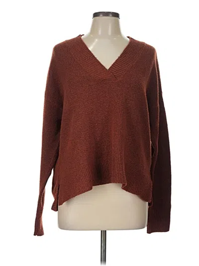 Pre-owned A.n.a. A New Approach Pullover Sweater In Brown