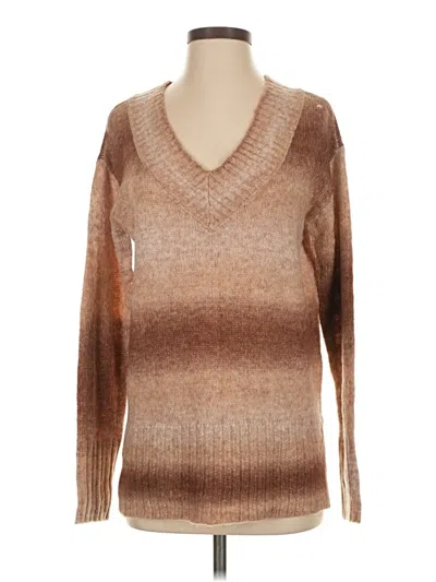 Pre-owned A.n.a. A New Approach Pullover Sweater In Brown