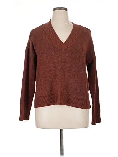 Pre-owned A.n.a. A New Approach Pullover Sweater In Brown