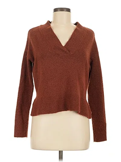 Pre-owned A.n.a. A New Approach Pullover Sweater In Brown
