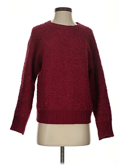 Pre-owned A.n.a. A New Approach Pullover Sweater In Burgundy
