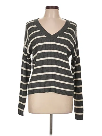 Pre-owned A.n.a. A New Approach Pullover Sweater In Gray