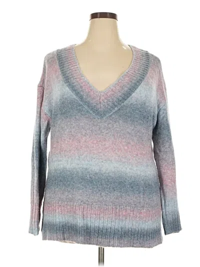 Pre-owned A.n.a. A New Approach Pullover Sweater In Gray