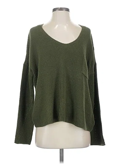 Pre-owned A.n.a. A New Approach Pullover Sweater In Green