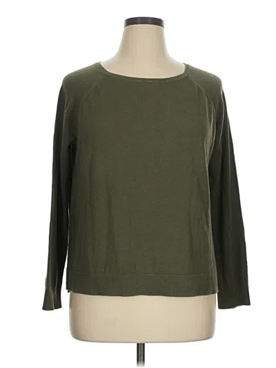 Pre-owned A.n.a. A New Approach Pullover Sweater In Green