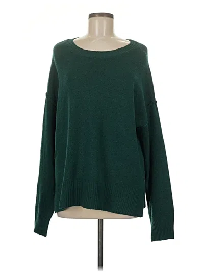 Pre-owned A.n.a. A New Approach Pullover Sweater In Green