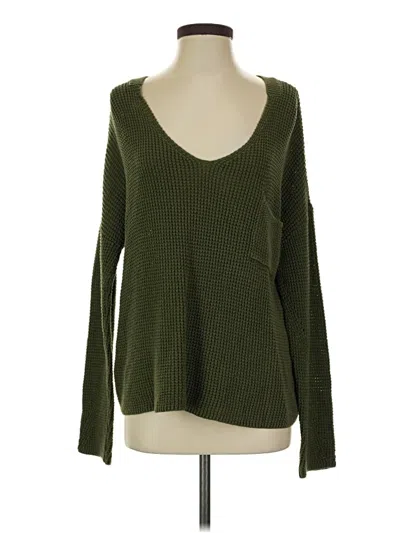 Pre-owned A.n.a. A New Approach Pullover Sweater In Green