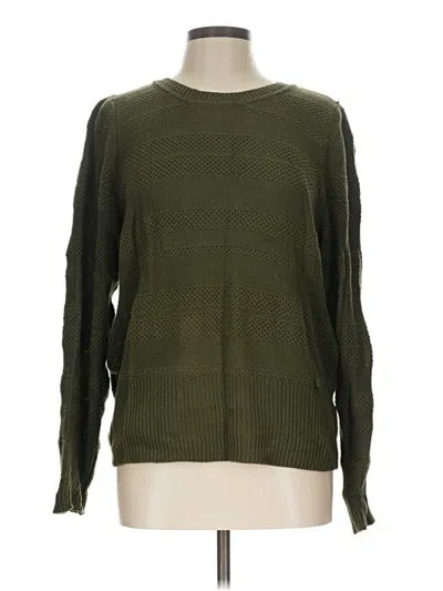 Pre-owned A.n.a. A New Approach Pullover Sweater In Green