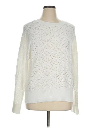 Pre-owned A.n.a. A New Approach Pullover Sweater In Ivory