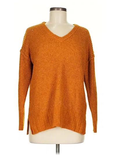 Pre-owned A.n.a. A New Approach Pullover Sweater In Orange