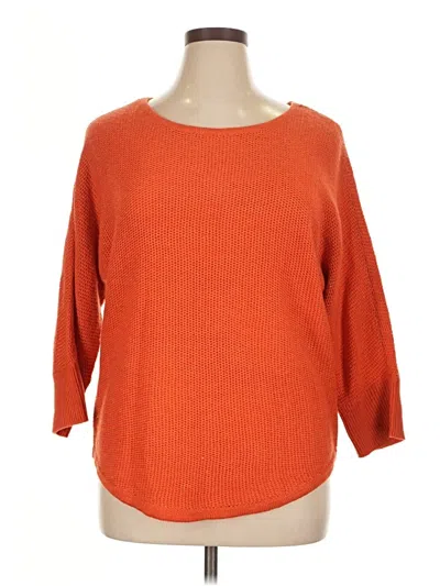 Pre-owned A.n.a. A New Approach Pullover Sweater In Orange