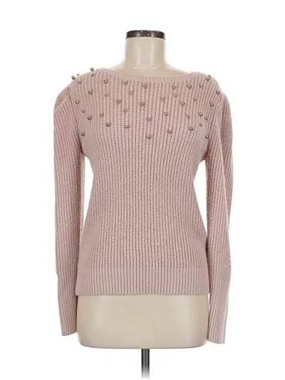 Pre-owned A.n.a. A New Approach Pullover Sweater In Pink