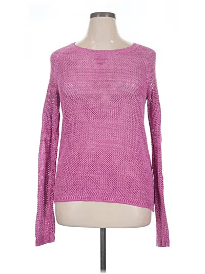 Pre-owned A.n.a. A New Approach Pullover Sweater In Pink