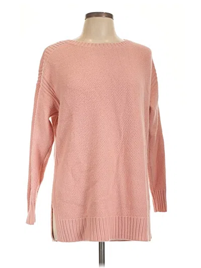 Pre-owned A.n.a. A New Approach Pullover Sweater In Pink