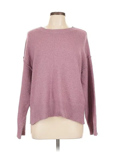 Pre-owned A.n.a. A New Approach Pullover Sweater In Purple