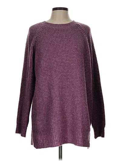 Pre-owned A.n.a. A New Approach Pullover Sweater In Purple
