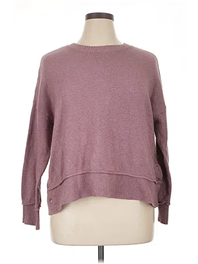 Pre-owned A.n.a. A New Approach Pullover Sweater In Purple